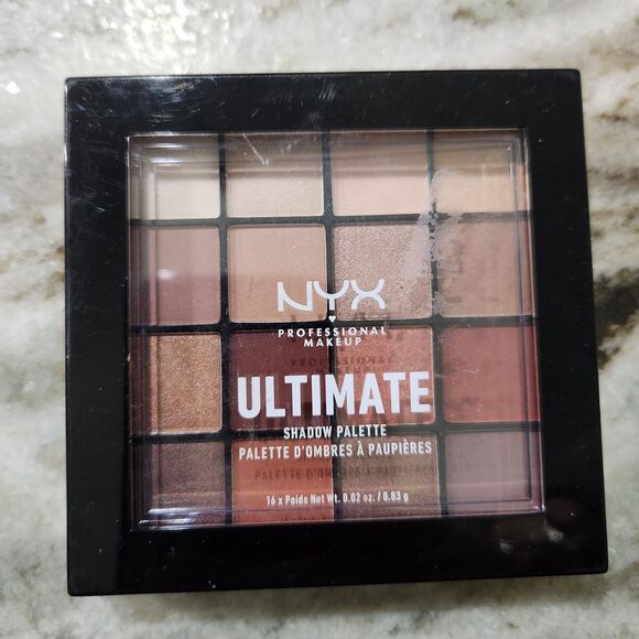 NYX Pro Makeup Ultimate WARM NEUTRALS Eye & Face Color Palette -EyeShadow - Picture 1 of 4